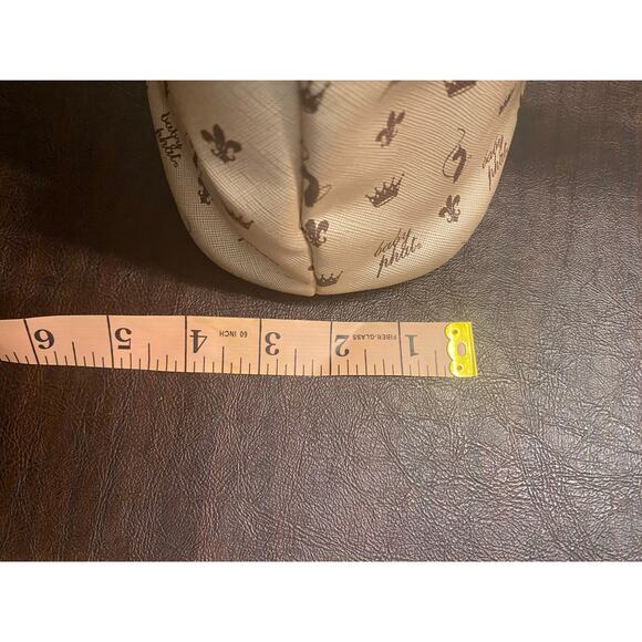 Baby Phat Rose Gold Logo Print Shoulder Bag Ring Handles & Strap Y2K Vintage - Picture 14 of 14